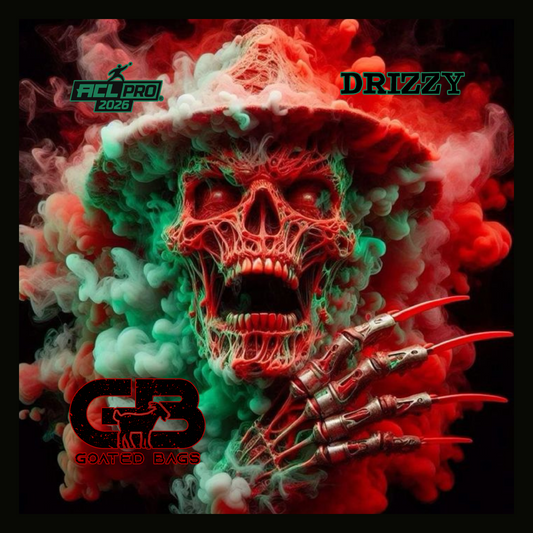 SKULL - RED & GREEN